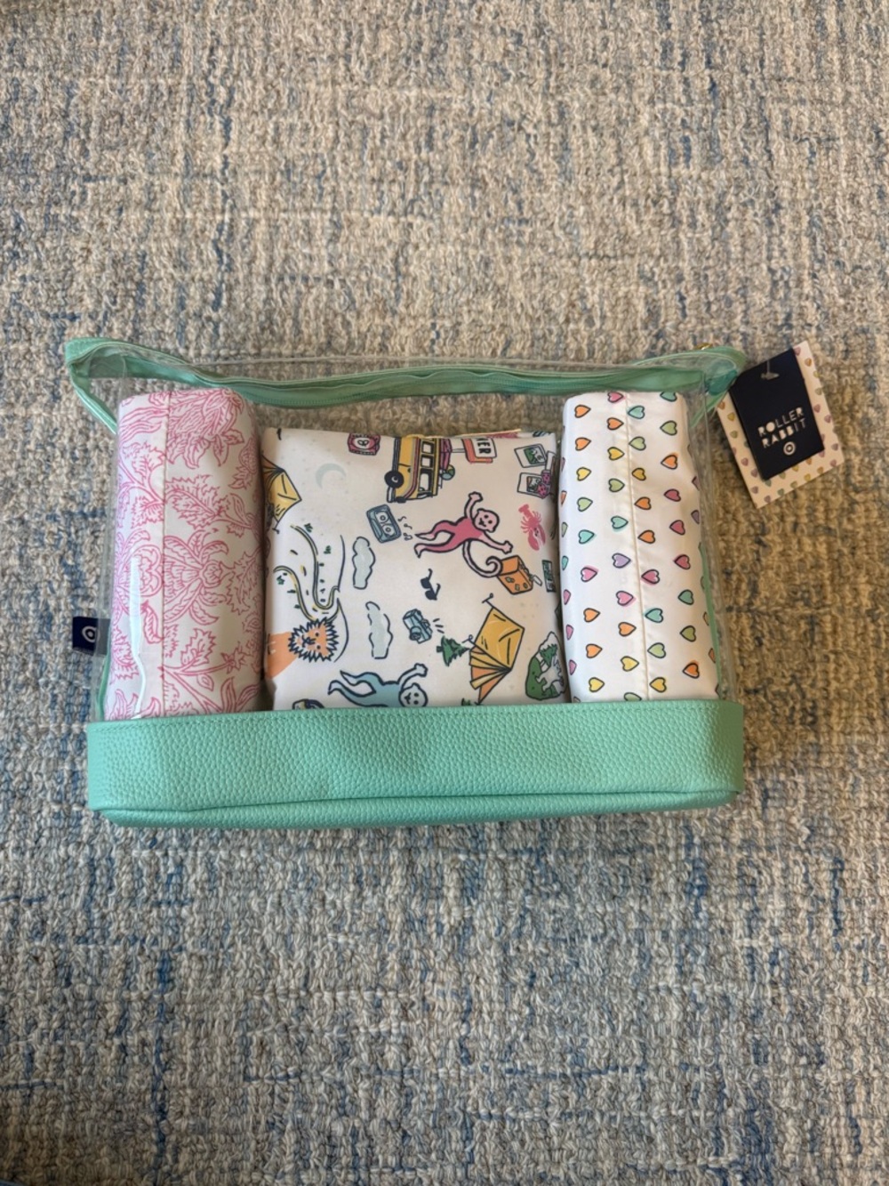 Roller Rabbit x Target Pouch Set - Picture 2 of 3
